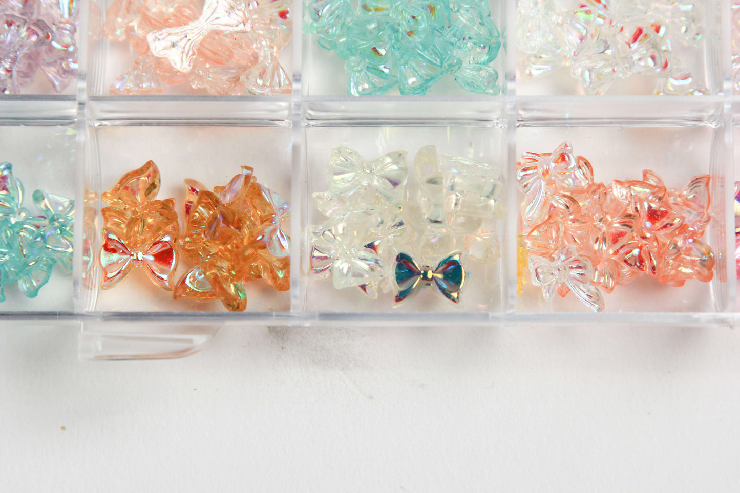 125 Pieces 3D Bow Tie Nail Charms