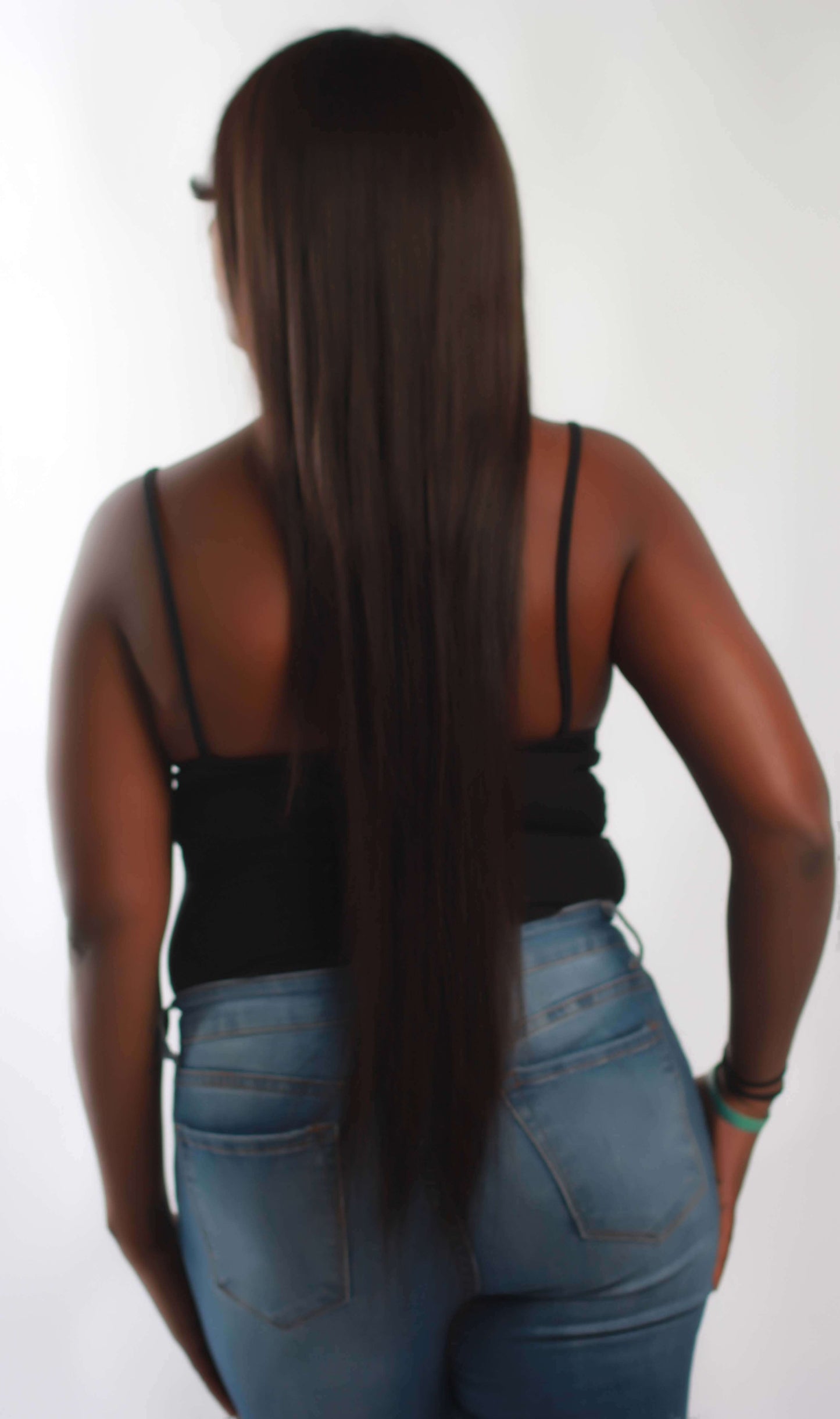 Achieve a sleek and lustrous look with Blaque D' Youre's Straight Indian Hair Bundles. Sourced from India, this premium quality hair is naturally thick, soft and durable. The bundle set includes 16, 18 and 20-inch lengths and is heat-stylable, colorable and perm-friendly. With double-stitched wefts to minimize shedding and tangling, this hair is the ultimate way to elevate your style game.