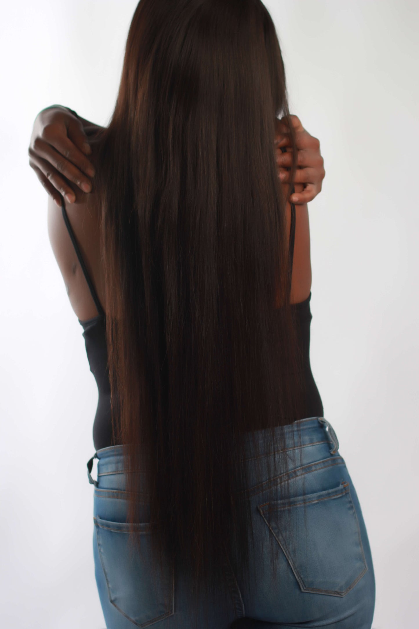 Achieve a sleek and lustrous look with Blaque D' Youre's Straight Indian Hair Bundles. Sourced from India, this premium quality hair is naturally thick, soft and durable. The bundle set includes 16, 18 and 20-inch lengths and is heat-stylable, colorable and perm-friendly. With double-stitched wefts to minimize shedding and tangling, this hair is the ultimate way to elevate your style game.