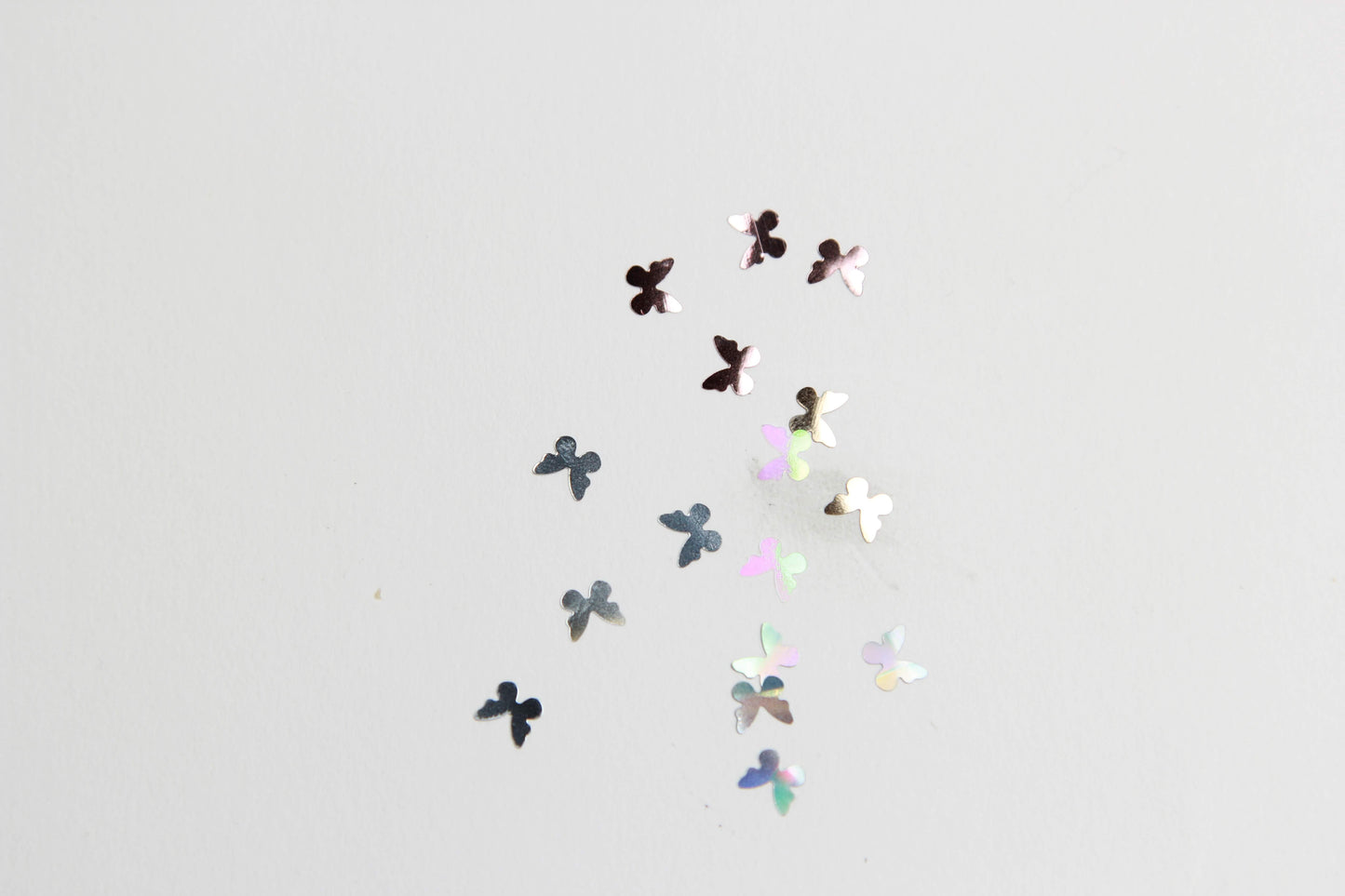 6 Colors Butterfly Glitter Nail Sequins