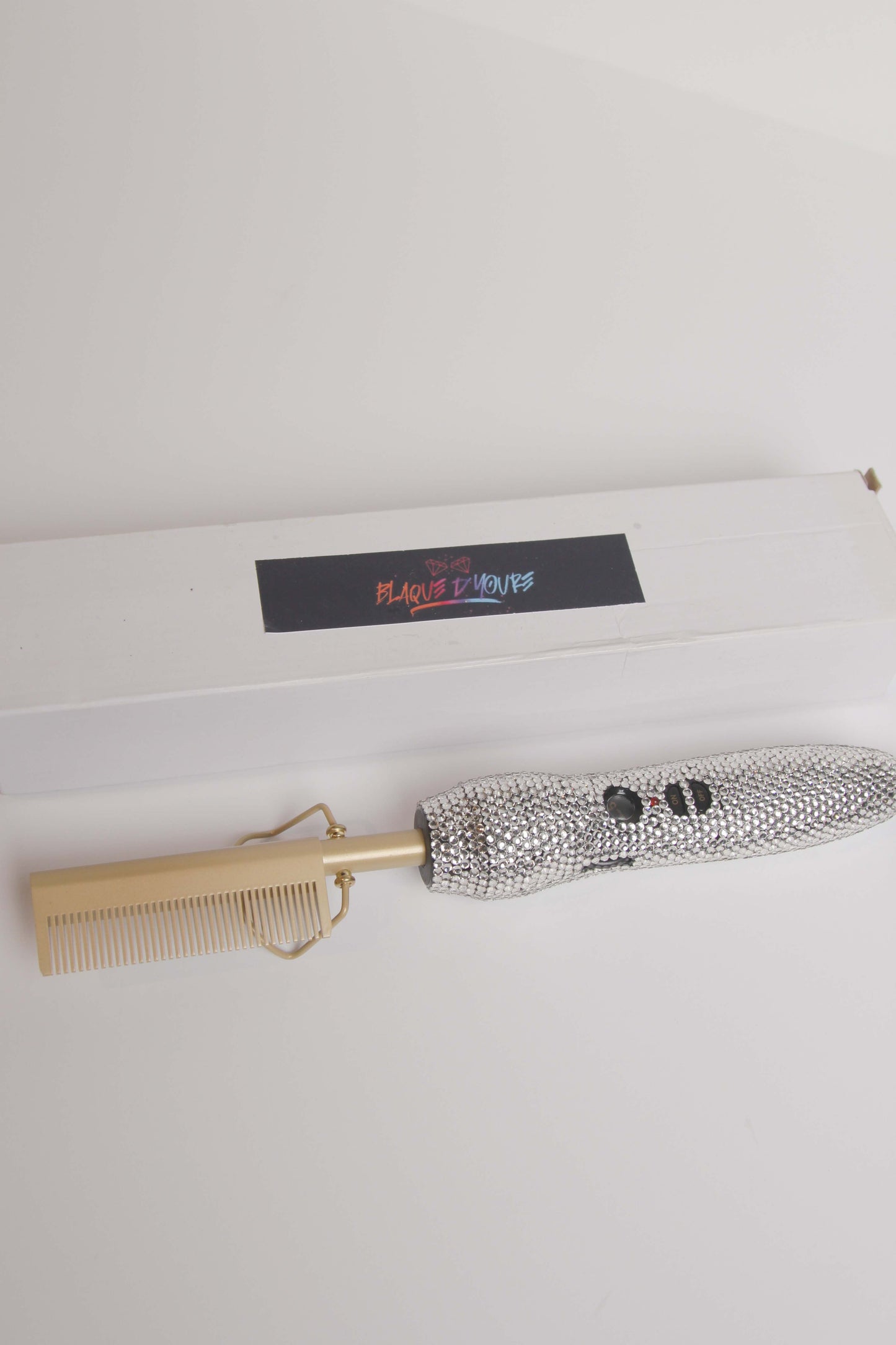 Diamond Encrusted Hot Comb