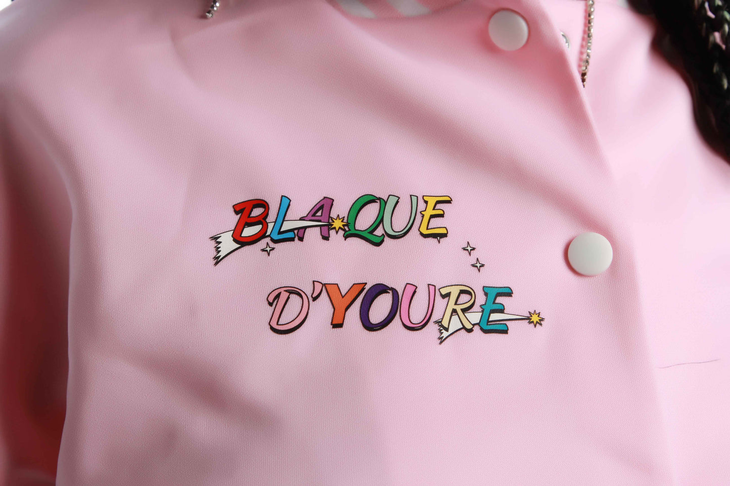 Varsity Cropped Tracksuit-Pink