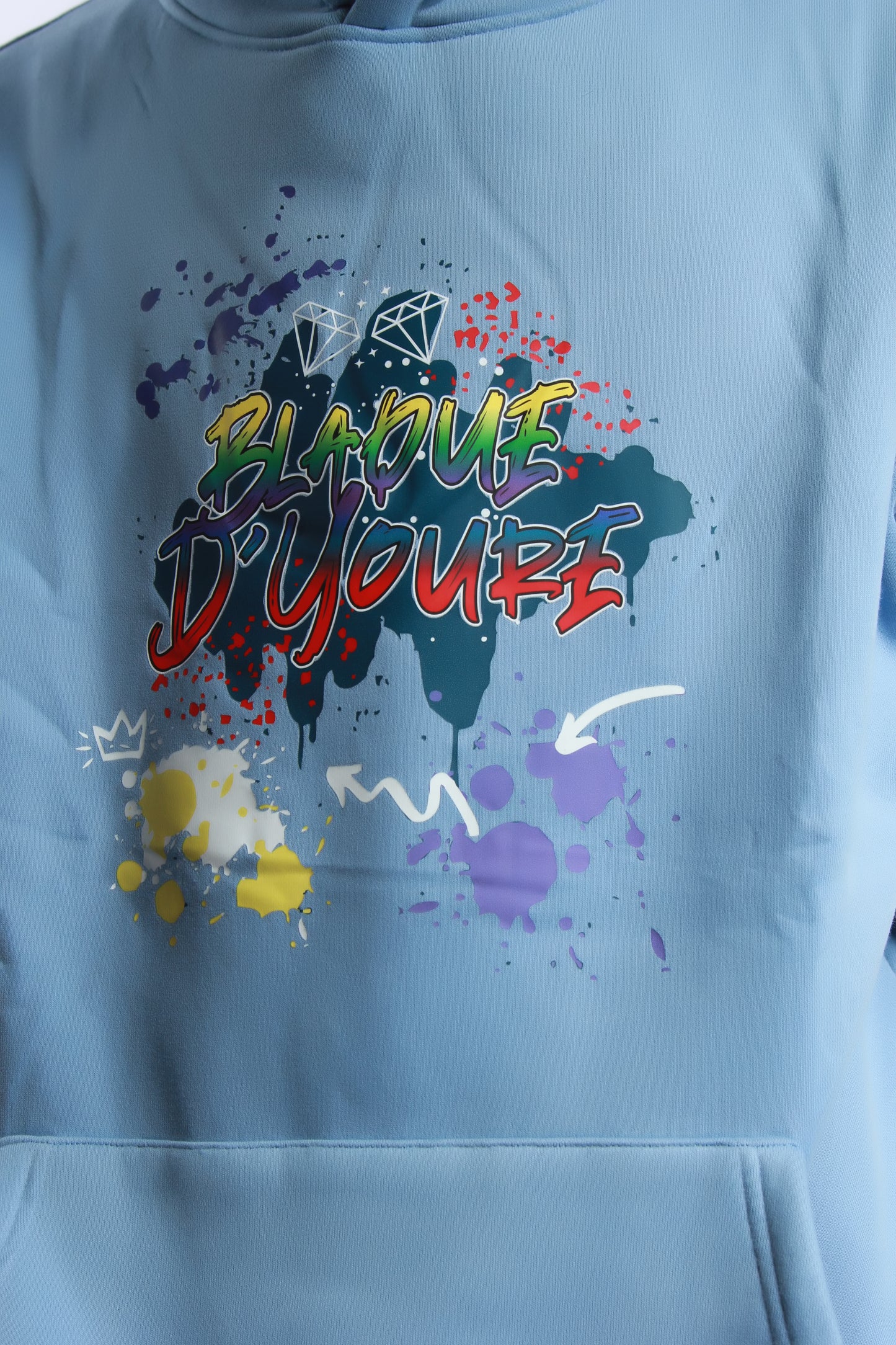 Blaque D' Youre Sweatsuit-Baby Blue