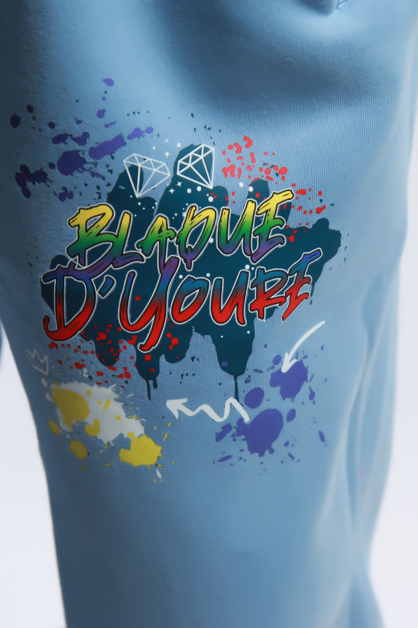Blaque D' Youre Sweatsuit-Baby Blue