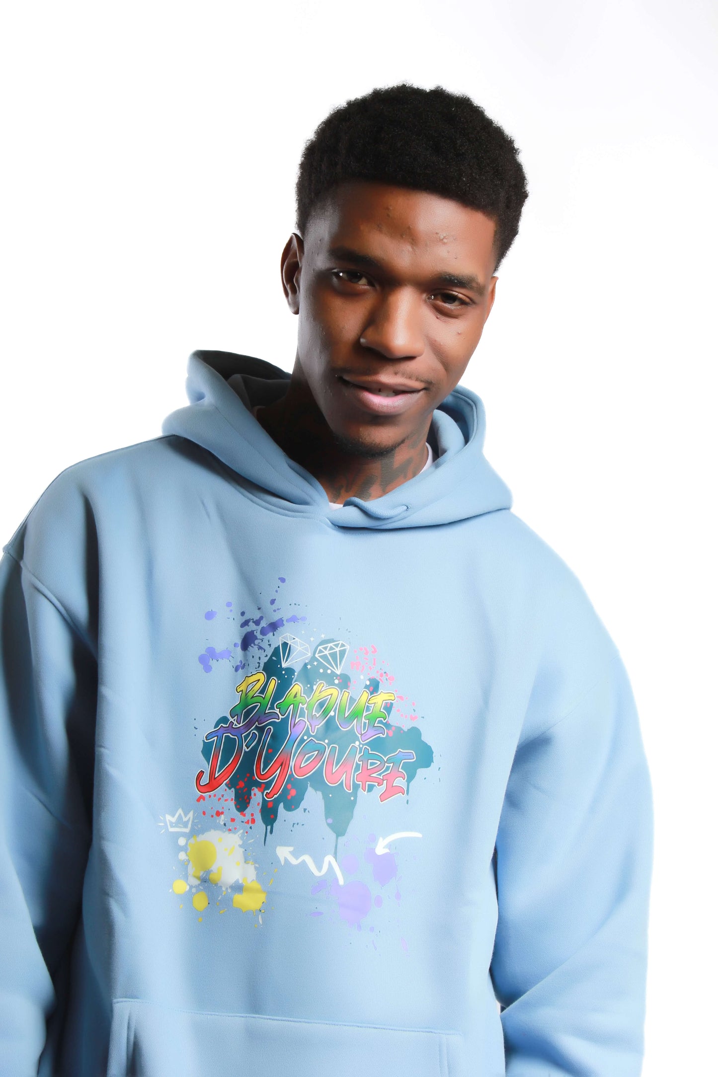 Blaque D' Youre Sweatsuit-Baby Blue