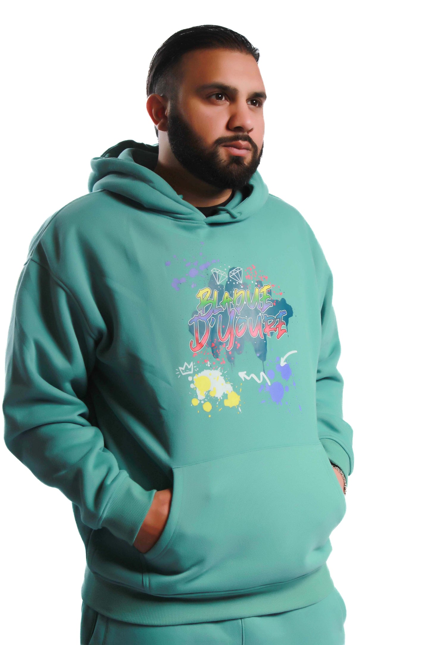 Blaque D' Youre Sweatsuit-Mint Green