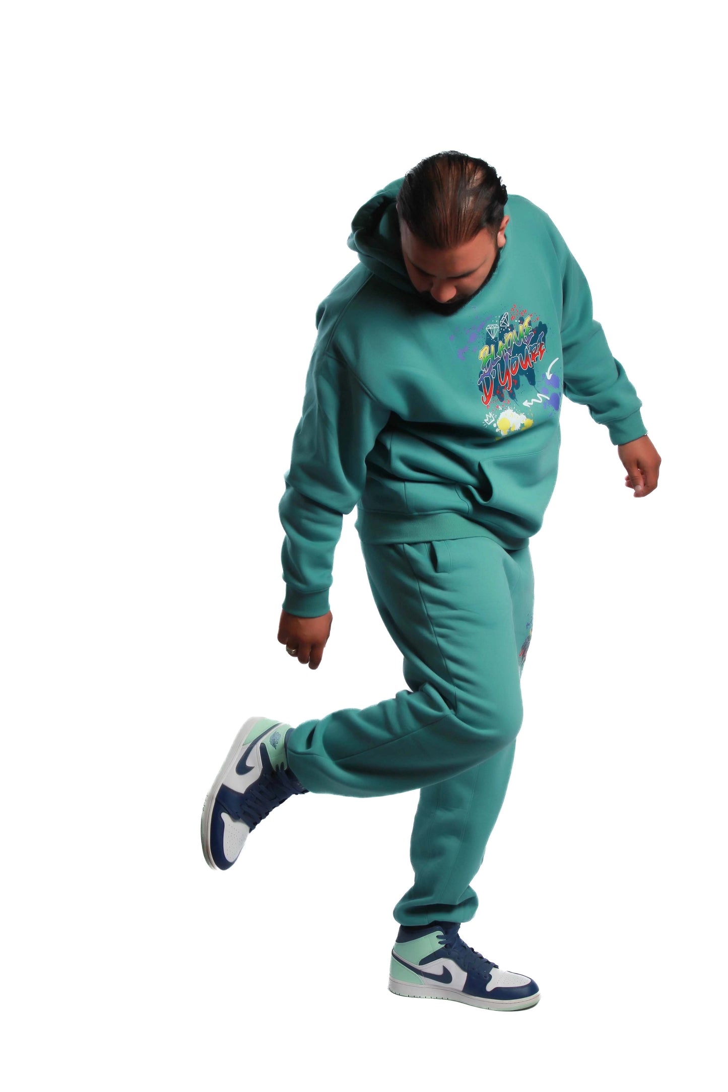 Blaque D' Youre Sweatsuit-Mint Green
