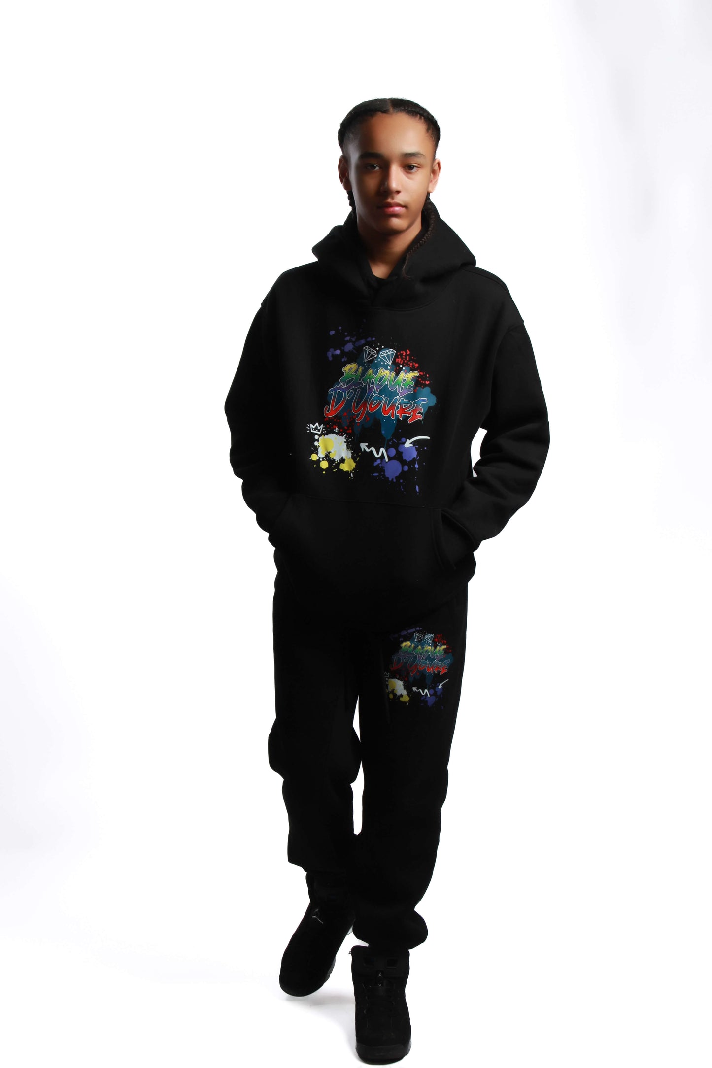 Blaque D' Youre Sweatsuit-Black