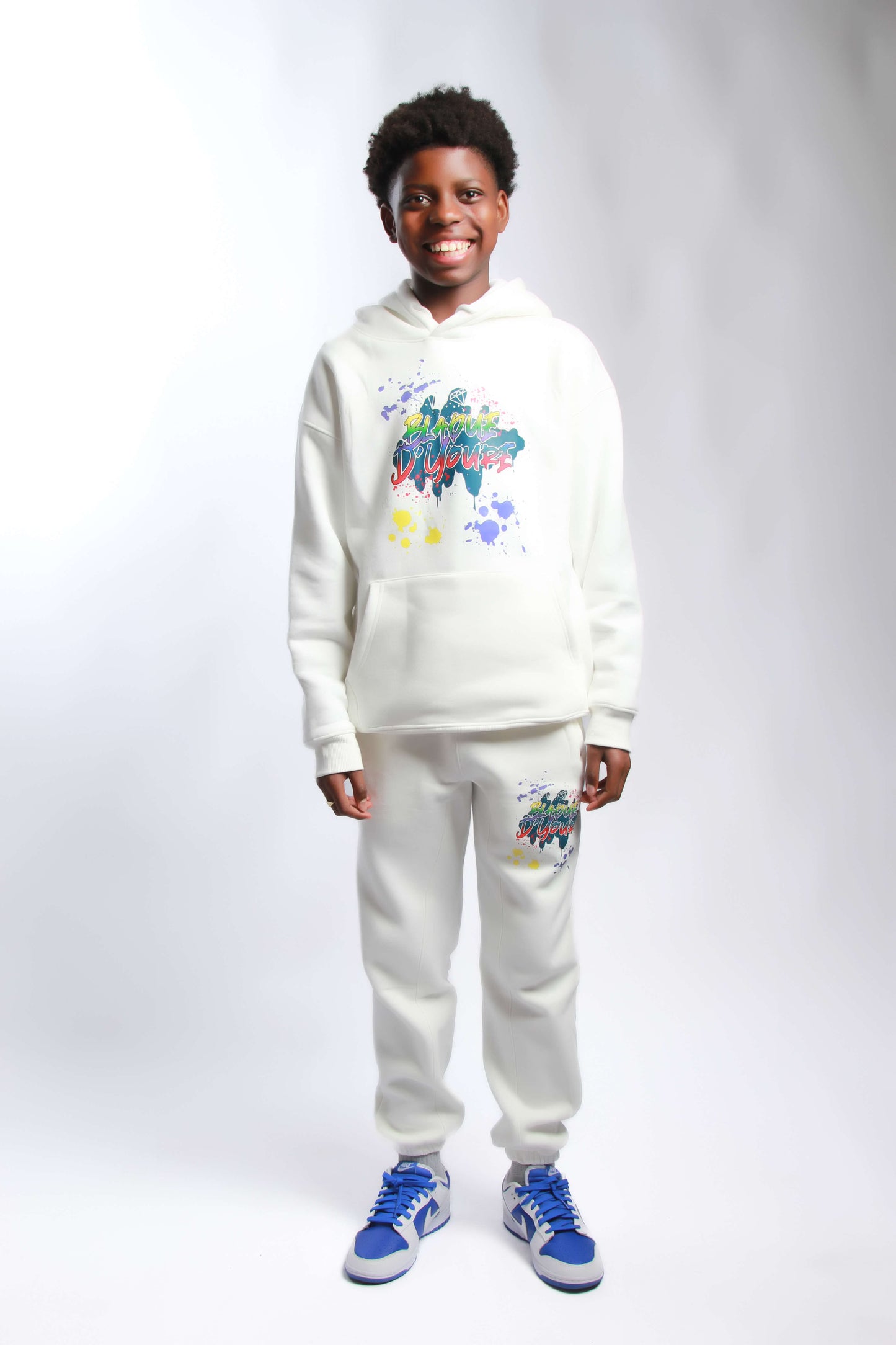 Blaque D' Youre Sweatsuit-White