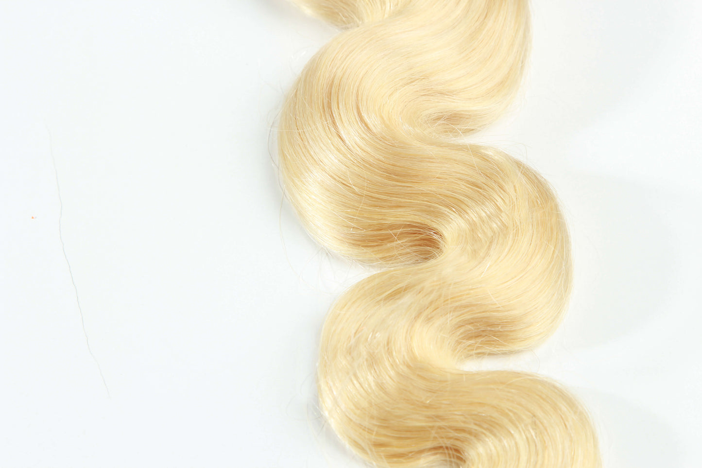 Lace Frontal #613 Blonde Color Curly Ponytail
