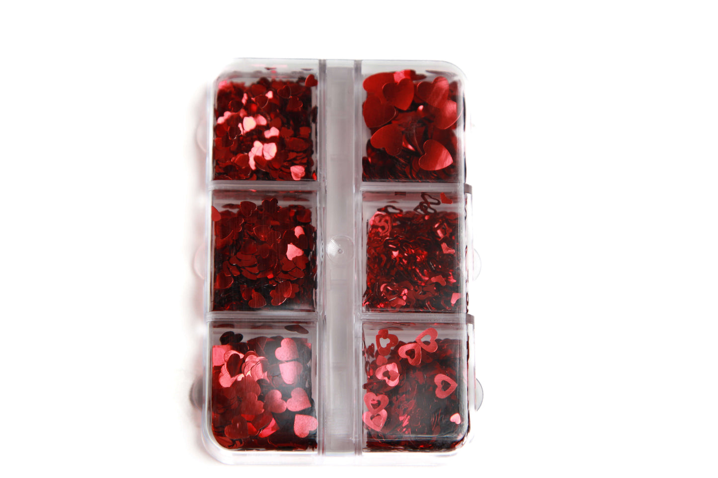 Elevate your manicure with our Blaque D' Youre heart-shaped sequin nail art decorations. Our high-quality supplies make it easy to create stunning and unique designs, perfect for any occasion. Whether you're a professional nail artist or looking to add some flair to your at-home manicure, our heart-shaped sequins are versatile and can be used to create a subtle accent nail or a full-blown heart-inspired design. Shop now and let your heart shine with our nail art supplies!